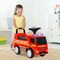 Kids Ride On Push Police Car with Durable Wheels and Storage Space